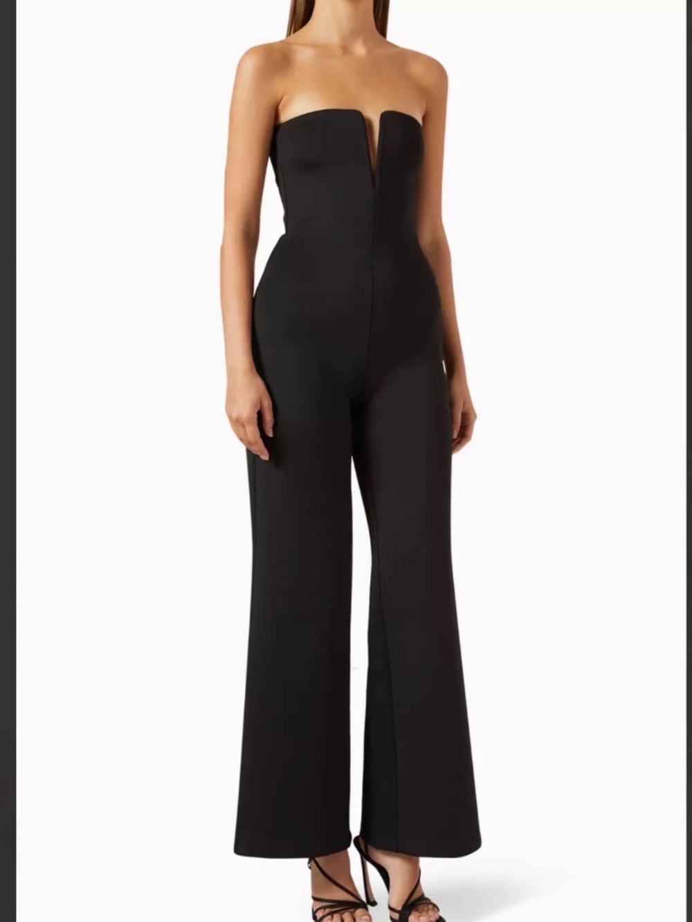 NWT Good American strapless V scuba jumpsuit - Picture 5 of 7
